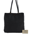 Authentic PRADA Nylon Tessuto Nylon Leather Shoulder Hand Bag Black J4885