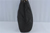 Authentic PRADA Nylon Tessuto Nylon Leather Shoulder Hand Bag Black J4885
