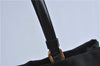Authentic PRADA Nylon Tessuto Nylon Leather Shoulder Hand Bag Black J4885