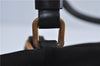 Authentic PRADA Nylon Tessuto Nylon Leather Shoulder Hand Bag Black J4885