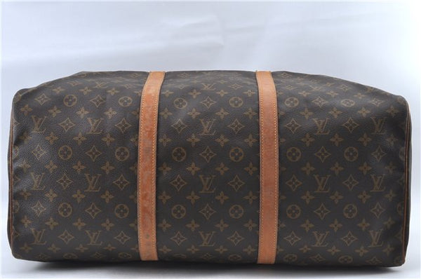 Authentic Louis Vuitton Monogram Sac Souple55 Hand Boston Bag M41622 LV J4954