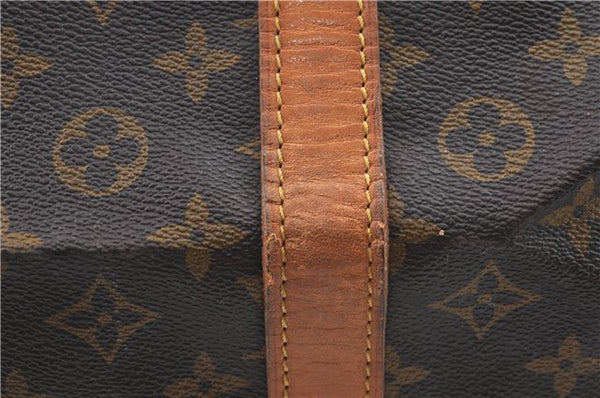 Authentic Louis Vuitton Monogram Sac Souple55 Hand Boston Bag M41622 LV J4954