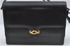 Authentic GUCCI Shoulder Cross Body Hand Bag Purse Leather Black J4957
