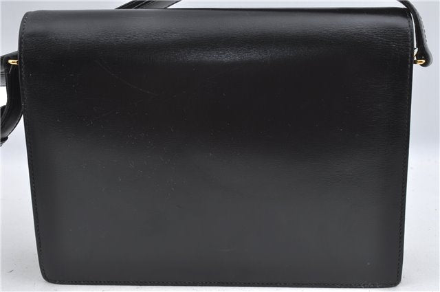 Authentic GUCCI Shoulder Cross Body Hand Bag Purse Leather Black J4957