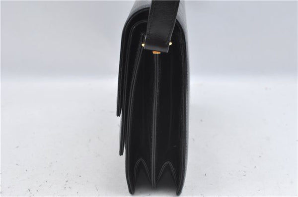 Authentic GUCCI Shoulder Cross Body Hand Bag Purse Leather Black J4957