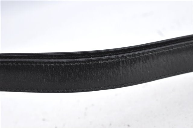 Authentic GUCCI Shoulder Cross Body Hand Bag Purse Leather Black J4957