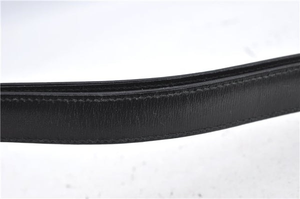 Authentic GUCCI Shoulder Cross Body Hand Bag Purse Leather Black J4957