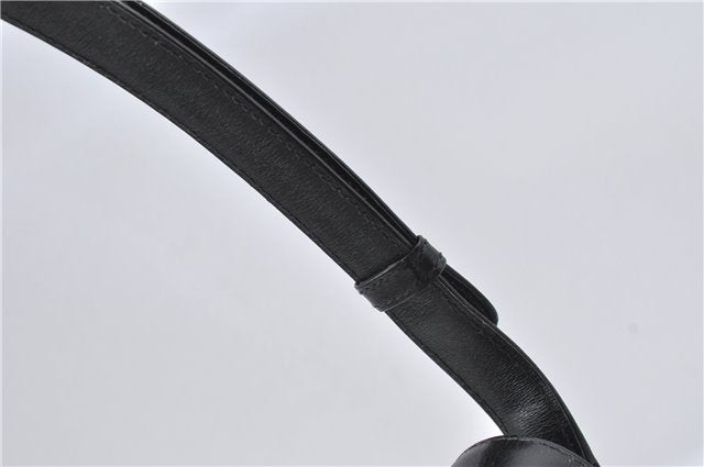 Authentic GUCCI Shoulder Cross Body Hand Bag Purse Leather Black J4957