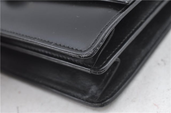 Authentic GUCCI Shoulder Cross Body Hand Bag Purse Leather Black J4957