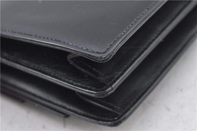 Authentic GUCCI Shoulder Cross Body Hand Bag Purse Leather Black J4957