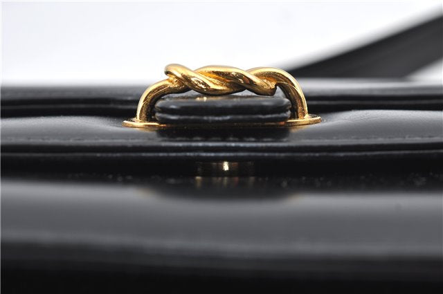 Authentic GUCCI Shoulder Cross Body Hand Bag Purse Leather Black J4957