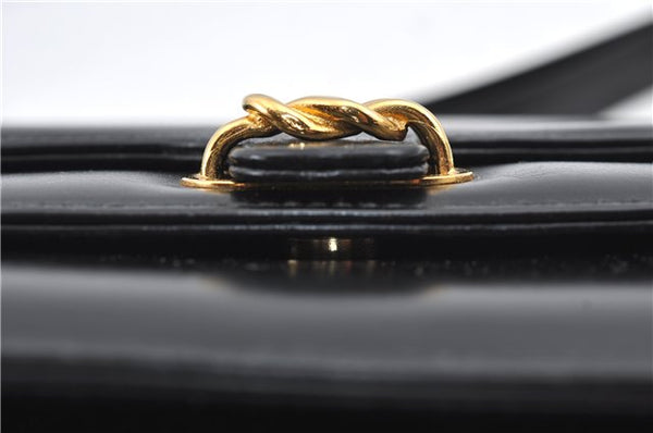 Authentic GUCCI Shoulder Cross Body Hand Bag Purse Leather Black J4957