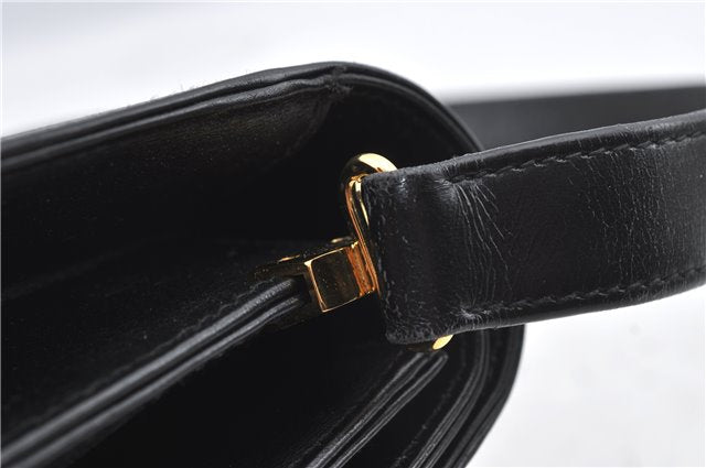 Authentic GUCCI Shoulder Cross Body Hand Bag Purse Leather Black J4957