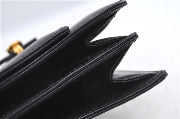 Authentic GUCCI Shoulder Cross Body Hand Bag Purse Leather Black J4957