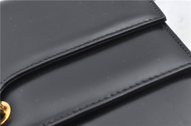 Authentic GUCCI Shoulder Cross Body Hand Bag Purse Leather Black J4957