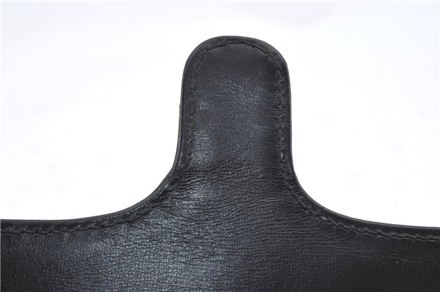 Authentic GUCCI Shoulder Cross Body Hand Bag Purse Leather Black J4957