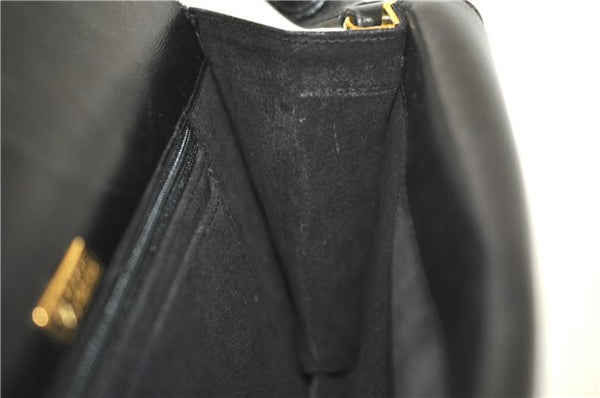 Authentic GUCCI Shoulder Cross Body Hand Bag Purse Leather Black J4957