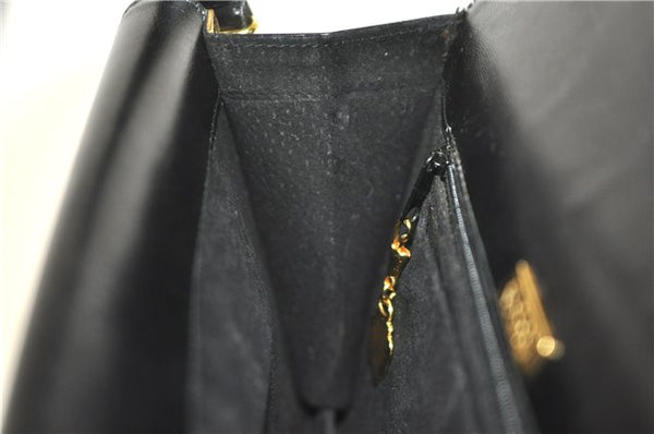 Authentic GUCCI Shoulder Cross Body Hand Bag Purse Leather Black J4957