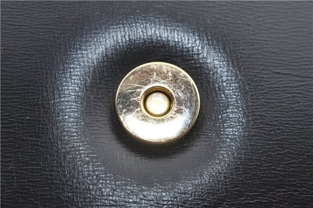 Authentic GUCCI Shoulder Cross Body Hand Bag Purse Leather Black J4957