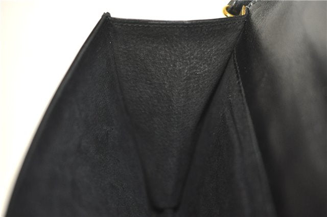 Authentic GUCCI Shoulder Cross Body Hand Bag Purse Leather Black J4957