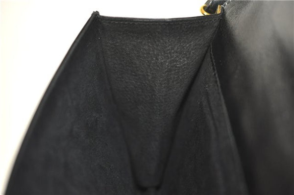 Authentic GUCCI Shoulder Cross Body Hand Bag Purse Leather Black J4957