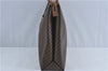 Authentic CELINE Macadam Blason Shoulder Tote Bag PVC Leather Brown J4958