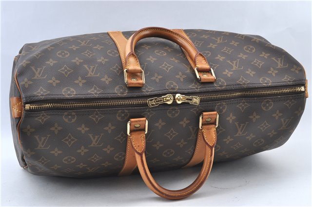 Authentic Louis Vuitton Monogram Keepall 45 Travel Boston Bag M41428 LV J5002