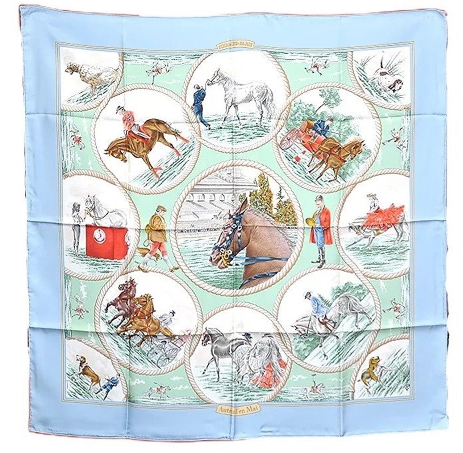 Authentic HERMES Carre 90 Scarf 