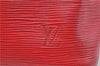 Authentic Louis Vuitton Epi Petit Noe Shoulder Drawstring Bag M44107 Red J5089
