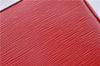 Authentic Louis Vuitton Epi Petit Noe Shoulder Drawstring Bag M44107 Red J5089