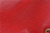 Authentic Louis Vuitton Epi Petit Noe Shoulder Drawstring Bag M44107 Red J5089