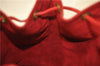 Authentic Louis Vuitton Epi Petit Noe Shoulder Drawstring Bag M44107 Red J5089