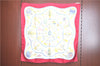 Authentic HERMES Carre 90 Scarf "pourvu qu'on ait l'ivresse" Silk Red J5099