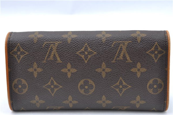 Authentic Louis Vuitton Monogram Pochette Twin PM Shoulder Bag M51854 LV J5123