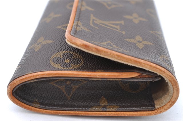 Authentic Louis Vuitton Monogram Pochette Twin PM Shoulder Bag M51854 LV J5123