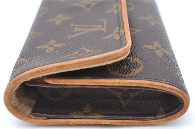 Authentic Louis Vuitton Monogram Pochette Twin PM Shoulder Bag M51854 LV J5123