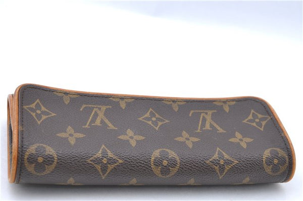 Authentic Louis Vuitton Monogram Pochette Twin PM Shoulder Bag M51854 LV J5123