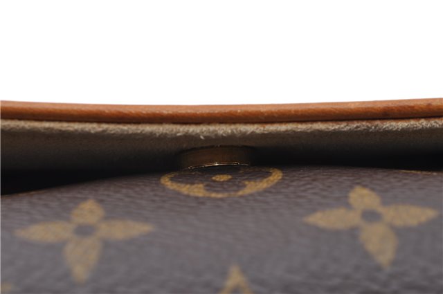 Authentic Louis Vuitton Monogram Pochette Twin PM Shoulder Bag M51854 LV J5123