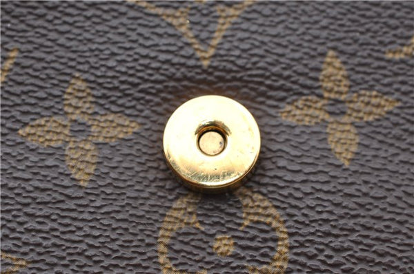 Authentic Louis Vuitton Monogram Pochette Twin PM Shoulder Bag M51854 LV J5123