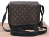 Auth Louis Vuitton Monogram Macassar District PM Shoulder Bag M40935 LV J5127