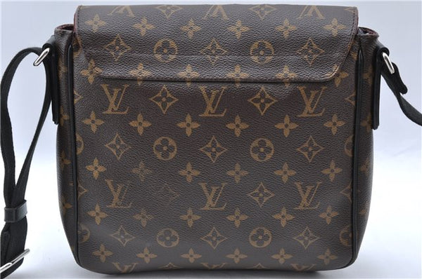 Auth Louis Vuitton Monogram Macassar District PM Shoulder Bag M40935 LV J5127