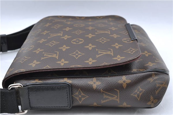 Auth Louis Vuitton Monogram Macassar District PM Shoulder Bag M40935 LV J5127