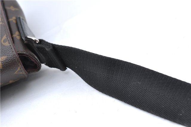 Auth Louis Vuitton Monogram Macassar District PM Shoulder Bag M40935 LV J5127