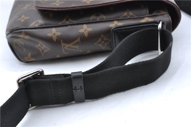 Auth Louis Vuitton Monogram Macassar District PM Shoulder Bag M40935 LV J5127