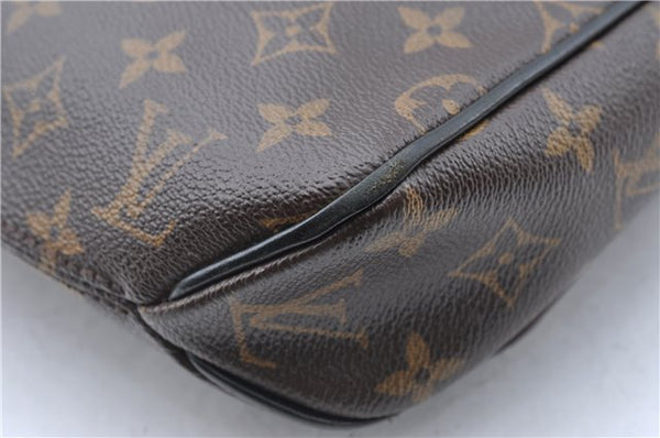 Auth Louis Vuitton Monogram Macassar District PM Shoulder Bag M40935 LV J5127