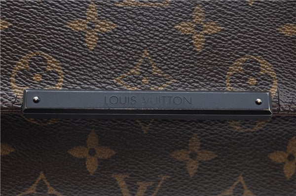 Auth Louis Vuitton Monogram Macassar District PM Shoulder Bag M40935 LV J5127