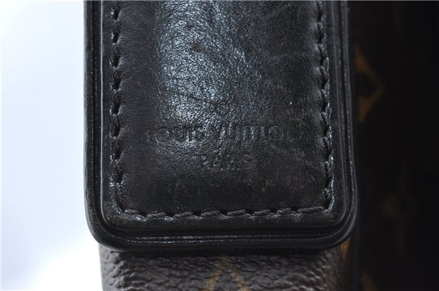 Auth Louis Vuitton Monogram Macassar District PM Shoulder Bag M40935 LV J5127