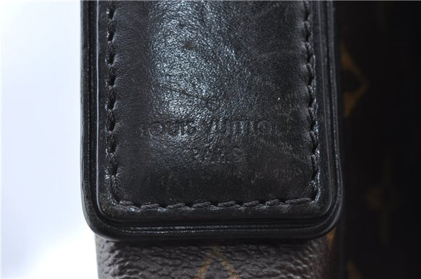 Auth Louis Vuitton Monogram Macassar District PM Shoulder Bag M40935 LV J5127