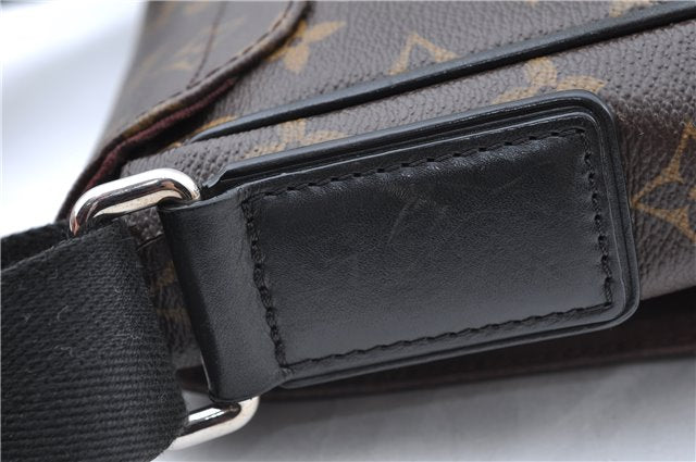 Auth Louis Vuitton Monogram Macassar District PM Shoulder Bag M40935 LV J5127
