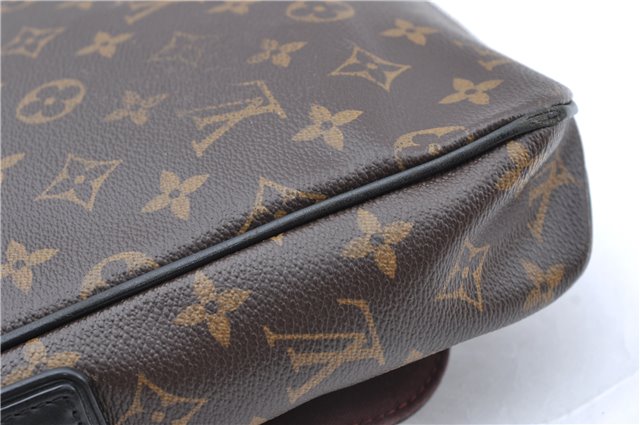 Auth Louis Vuitton Monogram Macassar District PM Shoulder Bag M40935 LV J5127